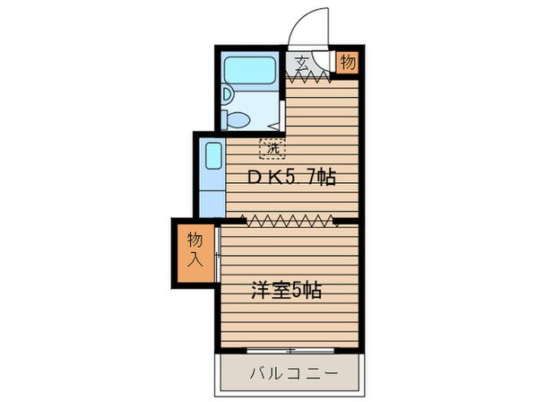 キャピタルクラ－クの物件間取画像